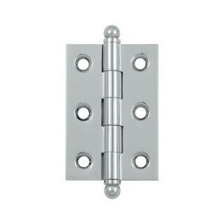 Deltana CH2517U26 2.5"x 1.7" Hinge, w/ Ball Tips US26   Cabinet And Furniture Hinges  