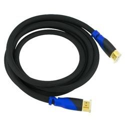 Premium 6 foot High Speed Blue/ Black HDMI Cable Eforcity A/V Cables