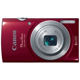 Canon PowerShot 135 16MP Red Digital Camera Canon Point & Shoot Cameras