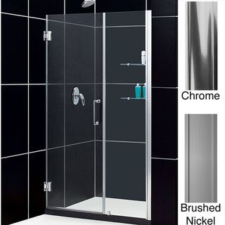 DreamLine Unidoor 49 50 inch Frameless Adjustable Shower Door DreamLine Shower Doors