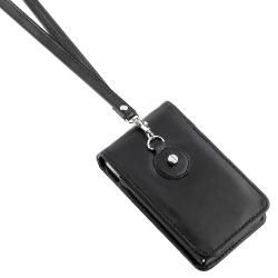 BasAcc Leather Case w/ Strap for 30GB iPod Video, Black BasAcc Cases