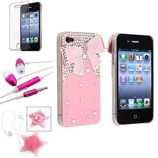 BasAcc Diamond Ribbon Case/ Protector/Headset for Apple iPhone 4/ 4S BasAcc Cases & Holders