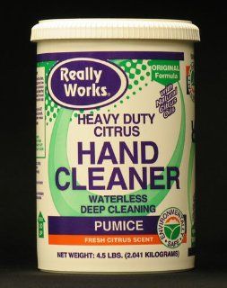 Really Works Hand Cleaner Heavy Duty with PUMICE   Sold by case only. 6   4.5 lb cans in each case   Home Hand Cleaners