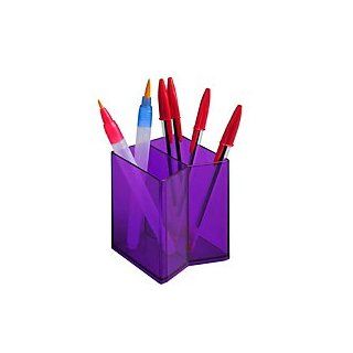 Really Useful Desk Accessories Pencil Cup, Translucent Purple  Office Desks 