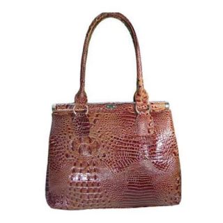 Women's Vecceli Italy AS 179 Brown Leather Vecceli Italy Shoulder Bags