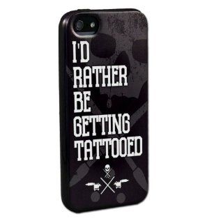 Sullen Id Rather Be Getting Tattooed Iphone 4 Case Cell Phones & Accessories