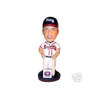 ATLANTA BRAVES 90 MACON CHIPPER JONES MINOR BOBBLEHEAD  Sports Related Collectibles  Sports & Outdoors