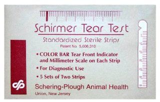 Schirmer Tear Test, 5 sets of 2 strips each