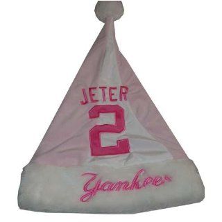 Forever Collectibles MLB Pink Santa Hat   Derek Jeter  Sports Related Collectibles  Sports & Outdoors