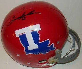 TERRY BRADSHAW SIGNED F/S Louisiana Tech RK Helmet  Sports Related Collectible Helmets  Sports & Outdoors