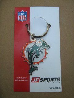 Miami Dolphins Logo Keychain JF Sports  Sports Related Key Chains  Sports & Outdoors