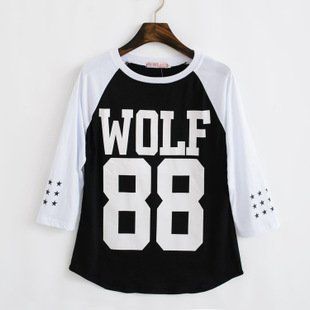 KPOP EXO SUPPORT WOLF 88 GROWL SAME T SHIRT (M) Clothing