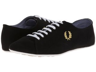 Fred Perry Alley Canvas Womens Lace up casual Shoes (Black)