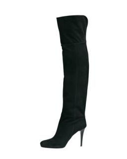 Gypsy Fitted Over The Knee Boot, Black   Jimmy Choo   Black (39.0B/9.0B)