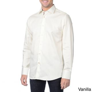 Franco Negretti Mens Solid Woven Shirt