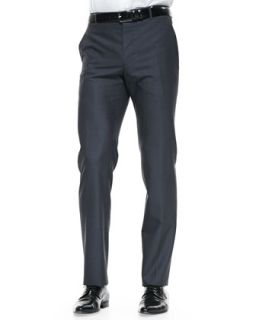 Mens The Byard Wool Trousers, Charcoal   Paul Smith   Grey (32)