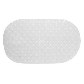 Clear textured PVC bath mat