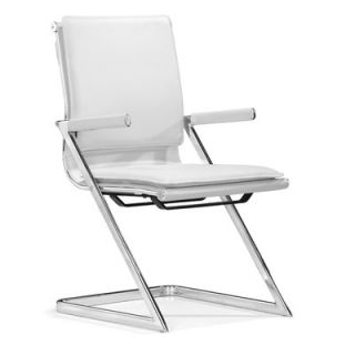 dCOR design Lider Plus Mid Back Conference Chair 215210 Finish White