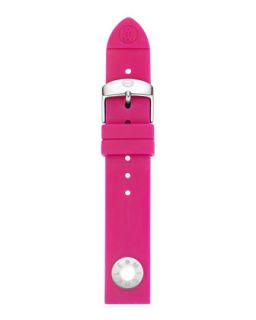 18mm Silicone Strap, Pink   MICHELE   Pink (18mm )