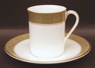 Royal Doulton Belvedere Flat Demitasse Cup & Saucer Set, Fine China Dinnerware  