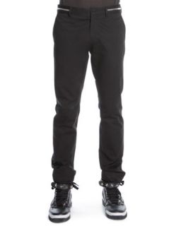 Mens Zipper Waist Trousers, Black   Givenchy   Black (54)