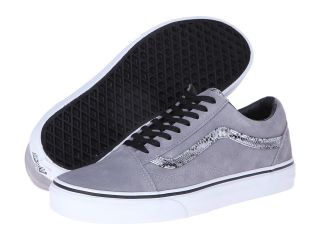 Vans Old Skool Frost Gray/Silver) Skate Shoes (Gray)