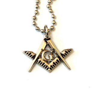 Masonic Square and Compasses Pendant for the Freemason Jewelry