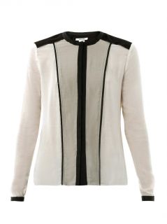 Contrast panel blouse  Helmut Lang