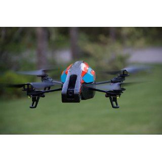 Parrot AR.Drone 2.0 Quadricopter Controlled by iPod touch, iPhone, iPad, and Android Devices  Orange/Blue  Hobby Rc Helicopters   Players & Accessories