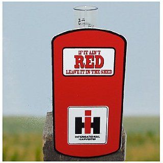 S & D International Harvester "Red in The Shed" Rain Gauge  Patio, Lawn & Garden