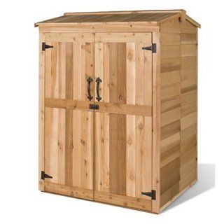 Cedarshed   GreenPod Recycling and Tool Shed 4x4  Storage Sheds  Patio, Lawn & Garden