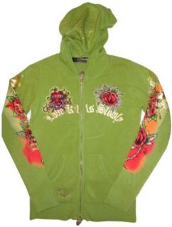 Women's Ed Hardy Hoodie Hooded Sweat Jacket Available in Several Sizes (Small)