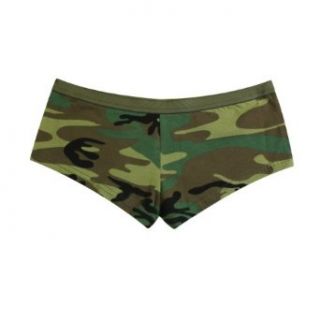 Women's Woodland Camo Booty Shorts   Available in Several Sizes Clothing