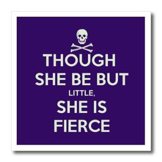 ht_128183_3 EvaDane   Funny Quotes   Though she be but little, she is fierce. Shakespeare Humor.   Iron on Heat Transfers   10x10 Iron on Heat Transfer for White Material Patio, Lawn & Garden