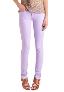 Spring in Every Season Jeans in Lavender  Mod Retro Vintage Pants