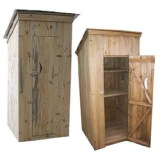 Outhouse Style Garden Shed (Case of 1)  Storage Sheds  Patio, Lawn & Garden