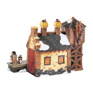 Department 56 Dicken's Village The Locomotive Shed & Water Tower   Holiday Collectible Buildings