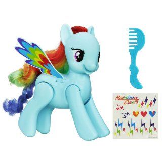 My Little Pony Flip and Whirl Rainbow Dash Pony Fashion Doll Pet Toys & Games