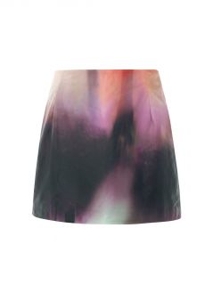 Kal versicolour leather skirt  Mary Katrantzou  I