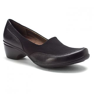 Hush Puppies Glorious  Women's   Black Leather/Stretch