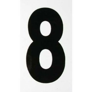 Factory Effex 02 4458 Black 6" Standard Number Graphic Automotive