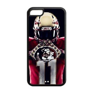 Custom NCAA Personalized Hard Case Number 11 Football Player in FSU Printed Cover For Apple iphone 5C Cell Phones & Accessories