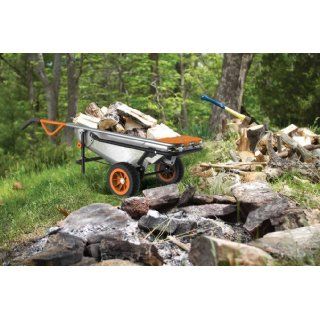 WORX Aerocart Multifunction Wheelbarrow, Dolly and Cart  Patio, Lawn & Garden
