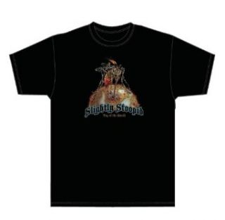 Slightly Stoopid   Mens Top Of The World T Shirt in Black, Size Small, Color Black Clothing