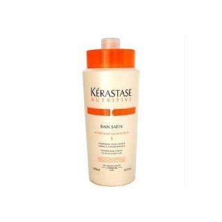 Kerastase Nutritive Bain Satin 1 Complete Nutrition Shampoo For Normal to Slightly Sensitised Hair, 34 Ounce  Beauty