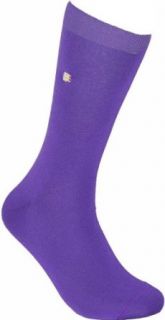 Men's Solid Purple Dress Socks Upper Calf at  Mens Clothing store