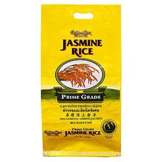 SCS Golden Star Jasmine Rice   25 Lb.  Dried White Rice  Grocery & Gourmet Food