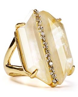 Alexis Bittar Mirrored Ring with Citrine Doublet's