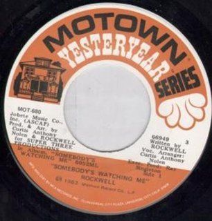 Somebody's Watching Me 7 Inch (7" Vinyl 45) US Motown Music