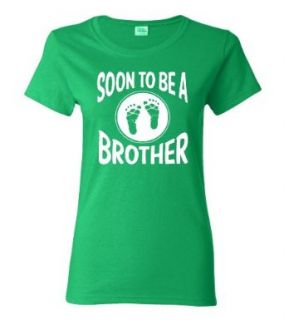 Womens Soon To Be A Brother New Baby T Shirt Clothing